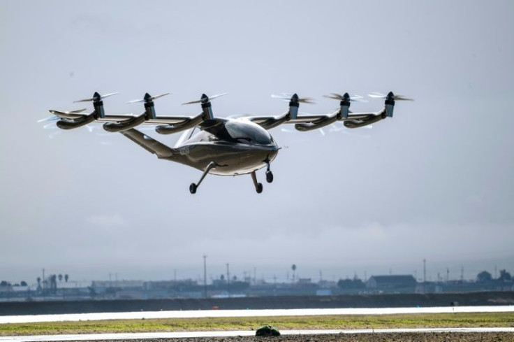 Companies such as Archer Aviation, whose eVTOL aircraft is seen here, are working on electric-powered aircraft that take off and land vertically like helicopters