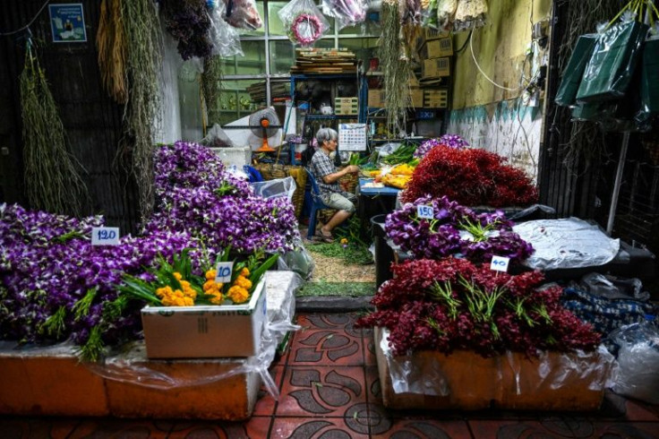 Besides a drop in exports, vendors at Bangkok's biggest flower market say domestic demand of orchids has also suffered due to covid restrictions