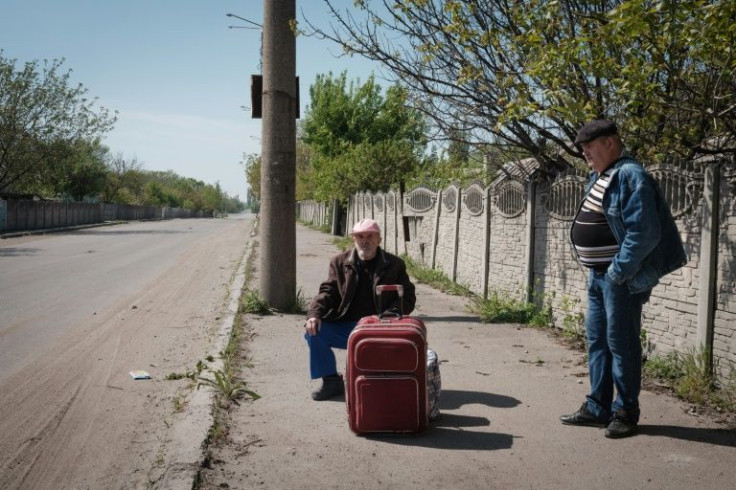 People trying to flee Severodonetsk and its sister city Lysychansk get their news by word of mouth because power and phone lines have been down for two weeks