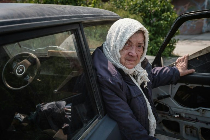 Galina Abdurashikova, 65, has been living in an abandoned car without food and just one bottle of water since missile hit her apartment building at the start of the week