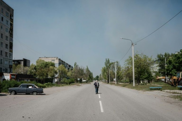 Severodonetsk, in eastern Ukraine, was once a busy industrial city of 100,000, but is now all but abandoned as the last pocket defended by Kyiv's forces in the Lugansk region
