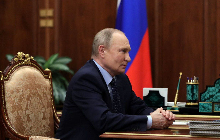 Russian President Vladimir Putin attends a meeting with Tver Region Governor Igor Rudenya, in Moscow, Russia May 6, 2022. Sputnik/Mikhail Klimentyev/Kremlin via REUTERS 