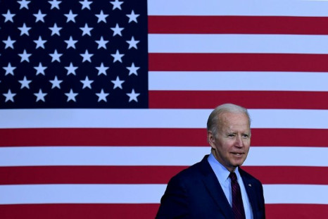US President Joe Biden, speaking at a metal plant in Hamilton, Ohio, has pointed to the rise of China as he presses for spending in US infrastructure