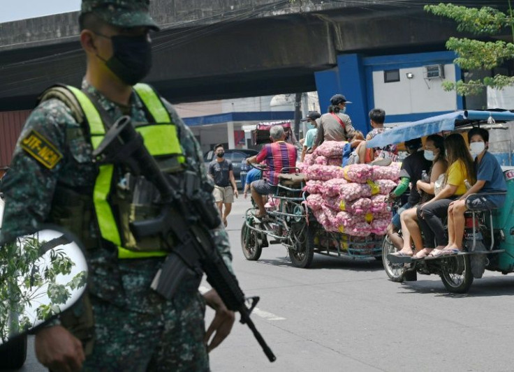 Security personnel have fanned out across the Philippines to help secure polling stations