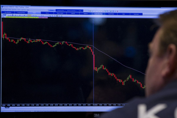 A specialist trader works on the floor of the New York Stock Exchange, August 21, 2015. 