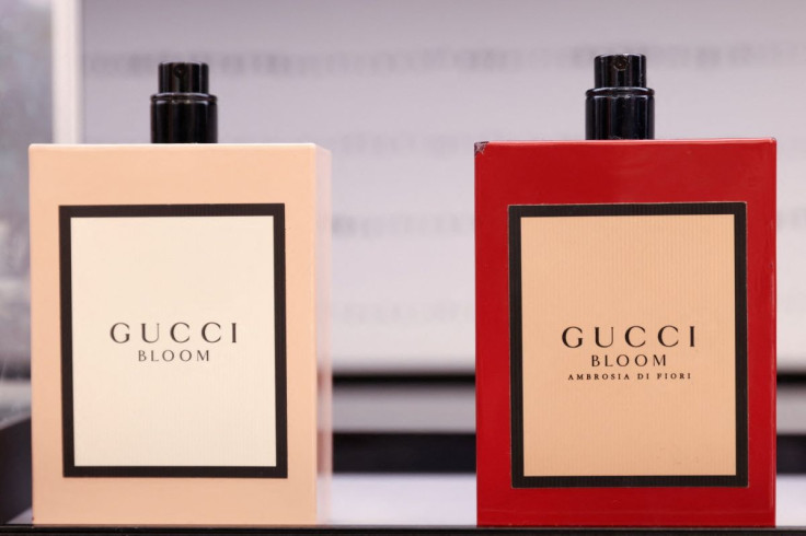 Gucci fragrances, owned by Coty Inc., are seen for sale in Manhattan, New York City, U.S., February 7, 2022. 