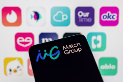 Match Group logo and their app brands are seen in this illustration taken, May 1, 2022. 