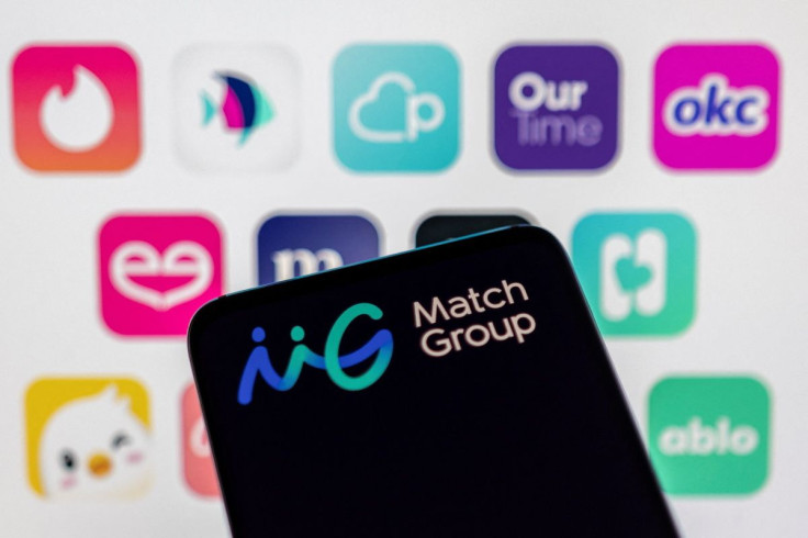 Match Group logo and their app brands are seen in this illustration taken, May 1, 2022. 