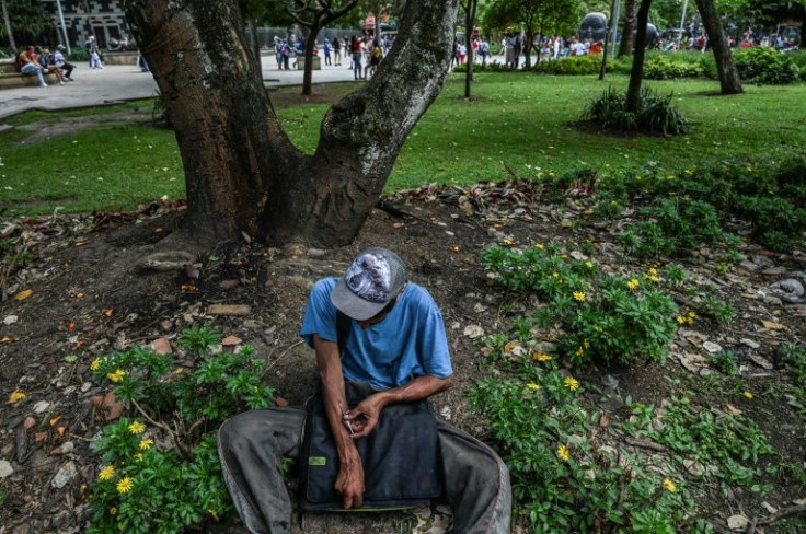 Junkies injecting themselves with heroin in public places are becoming an increasingly common sight