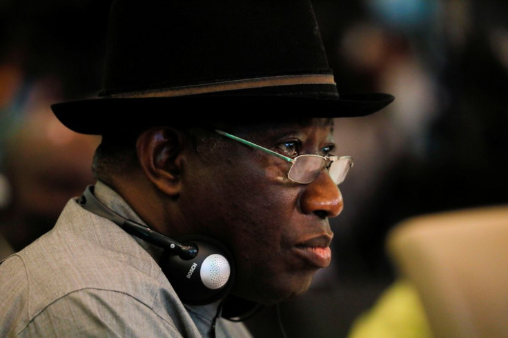 Goodluck Jonathan, former President of Nigeria and Economic Community of West African States (ECOWAS) Mediator for Mali crisis, attends an extraordinary summit of ECOWAS to hear reports from recent missions to Mali, Burkina Faso and Guinea following milit