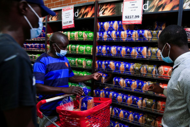 Maxwell Hwayo, 52, shops at a grocery store in Harare, Zimbabwe, March 17, 2022. Picture taken March 17, 2022.