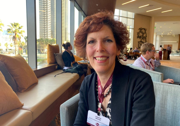 Cleveland Federal Reserve Bank President Loretta Mester poses during an interview on the sidelines of the American Economic Associationâs annual meeting in San Diego, California, U.S., January 3, 2020. 