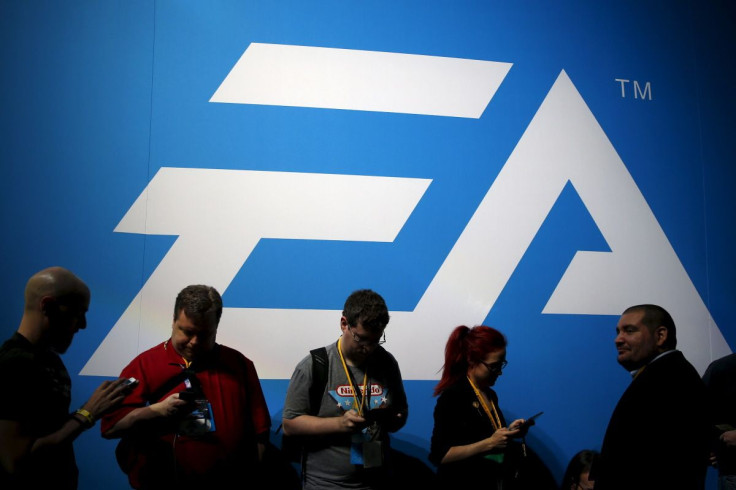 An Electronic Arts (EA) video game logo is seen at the Electronic Entertainment Expo, or E3, in Los Angeles, California, United States, June 17, 2015.