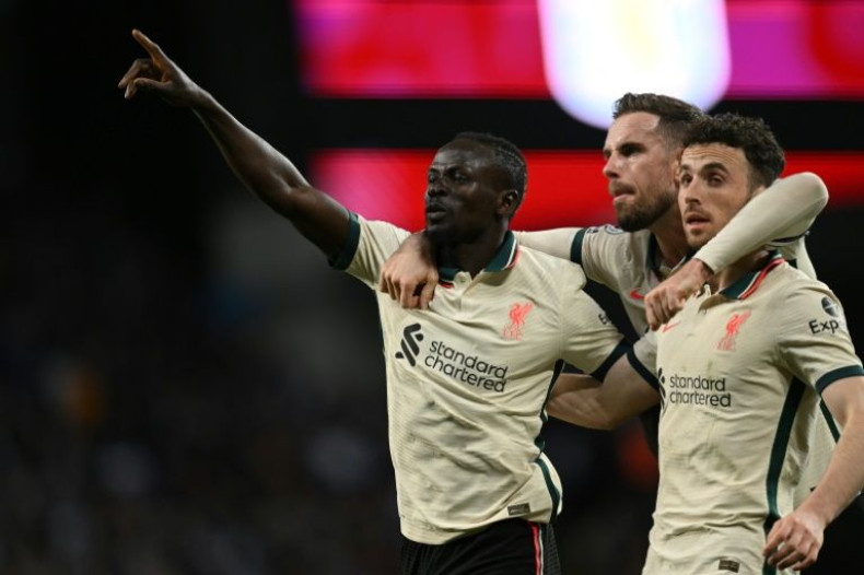 Main Mane: Sadio Mane (left) scored the winner as Liverpool beat Aston Villa 2-1