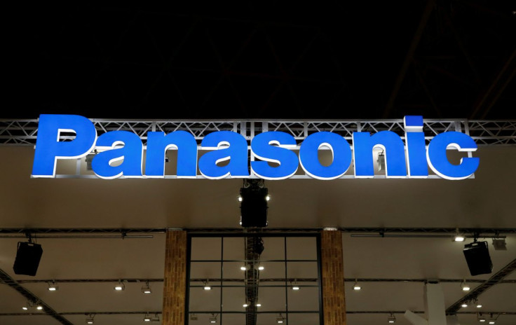 A logo of Panasonic Corp is pictured at the CEATEC JAPAN 2017 (Combined Exhibition of Advanced Technologies) at the Makuhari Messe in Chiba, Japan, October 2, 2017.