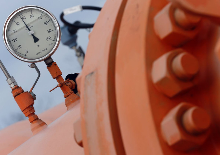 A monitoring instrument seen on the gas distribution pipeline in Beregdaroc, Hungary, one of several points where Russian gas crosses into the European Union, on February 10, 2015.