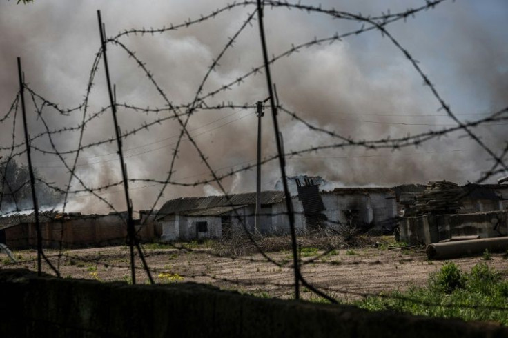 The fighting near Orikhiv is mostly with artillery, missiles or other deadly projectiles which have left many areas in ruin