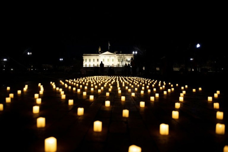 A vigil was held in January 2022 in Lafayette Park, Washington DC, for nurses who died during the pandemic