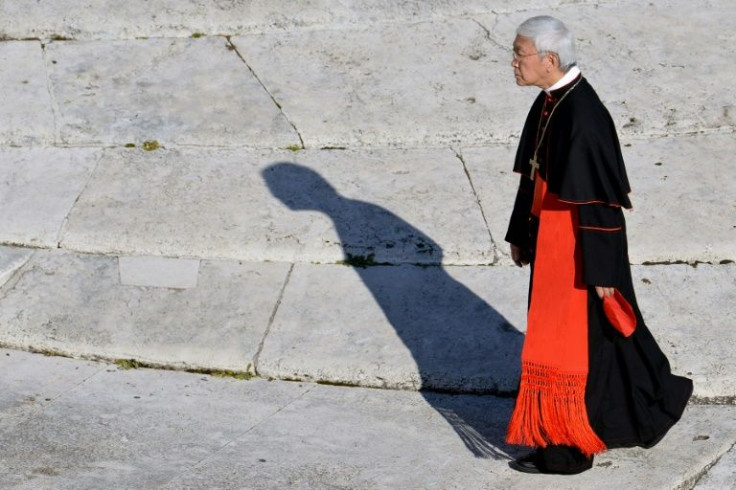 Cardinal Joseph Zen -- seen here at the Vatican in 2013 -- fled Shanghai for Hong Kong after the communists took power in China in 1949 and rose to become bishop of the city