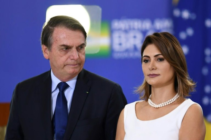 Michelle Bolsonaro is being increasingly recruited as someone who can help soften the image of her far-right president husband Jair Bolsonaro's rough edges, particularly among women voters