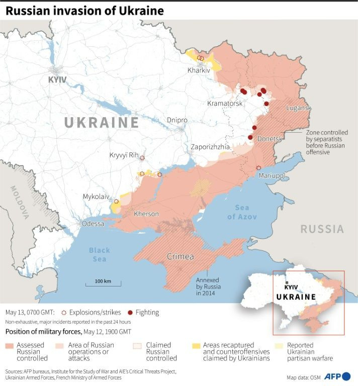 Russia has refocused efforts on the south and east of Ukraine