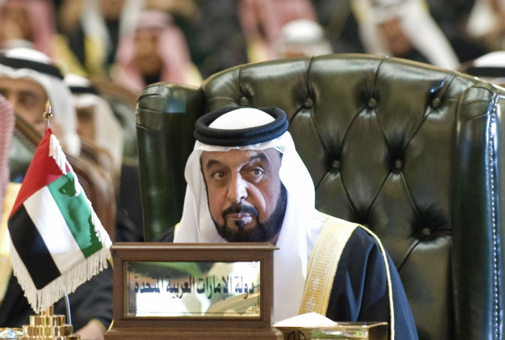United Arab Emirates' President Sheikh Khalifa bin Zayed al-Nahyan attends the opening session of the thirteenth Gulf Cooperation Council (GCC) Summit at Bayan Palace in Kuwait City December 14, 2009.