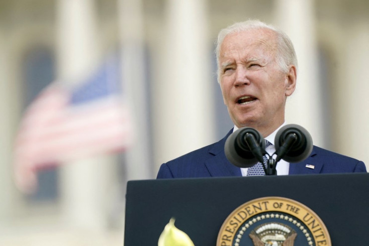 U.S. President Joe Biden delivers remarks at the annual National Peace Officers' Memorial Service at the U.S. Capitol in Washington, U.S. May 15, 2022. 