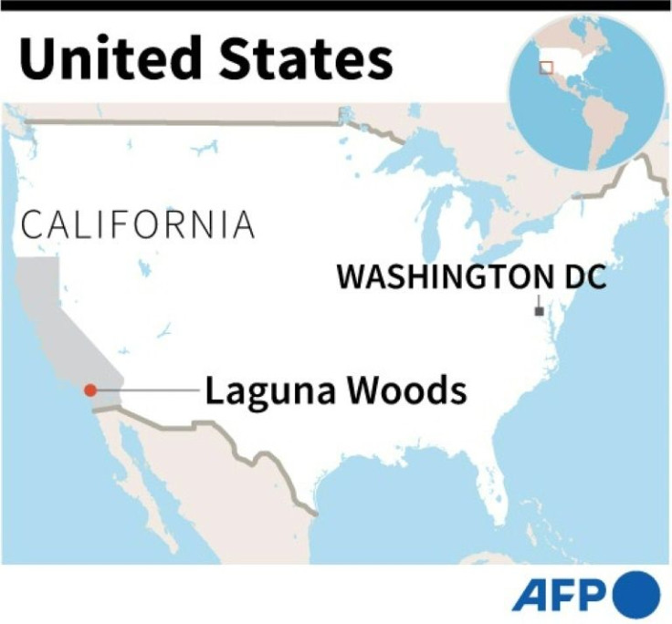 Map locating Laguna Woods in California, US