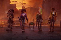 Four of Redfall's characters from the official reveal trailer