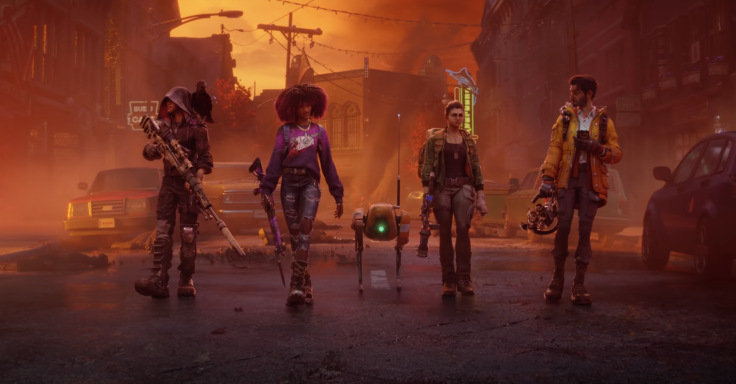 Four of Redfall's characters from the official reveal trailer