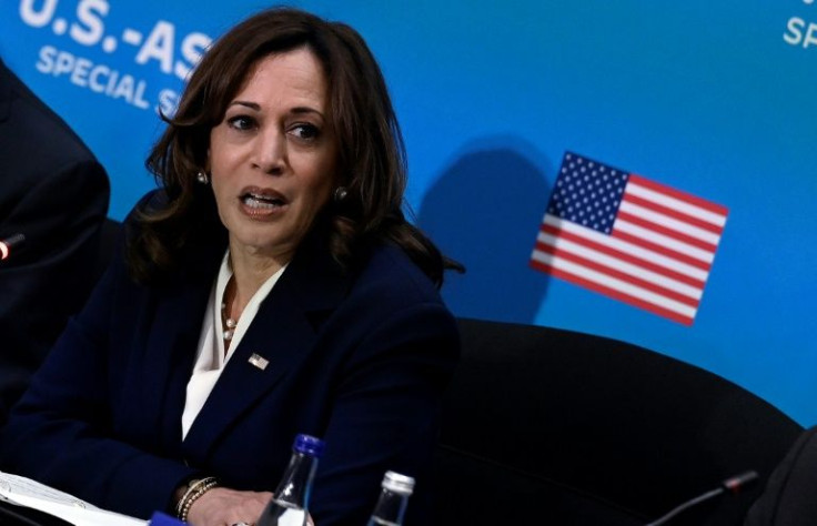 US Vice President Kamala Harris, pictured in Washington on May 13, 2022, at the US-ASEAN Special Summit at the State Department