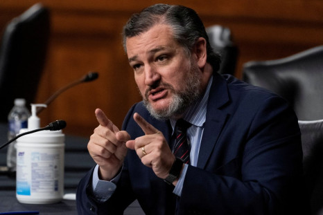 Sen. Ted Cruz (R-TX) speaks during a hearing of the Senate Foreign Relations to examine U.S.-Russia policy on Capitol Hill, Washington, U.S. December 7, 2021. Alex Brandon/Pool via REUTERS