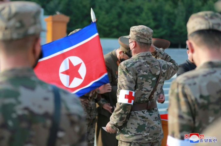 The military is helping run pharmacies in the capital Pyongyang, according to the official KCNA news agency