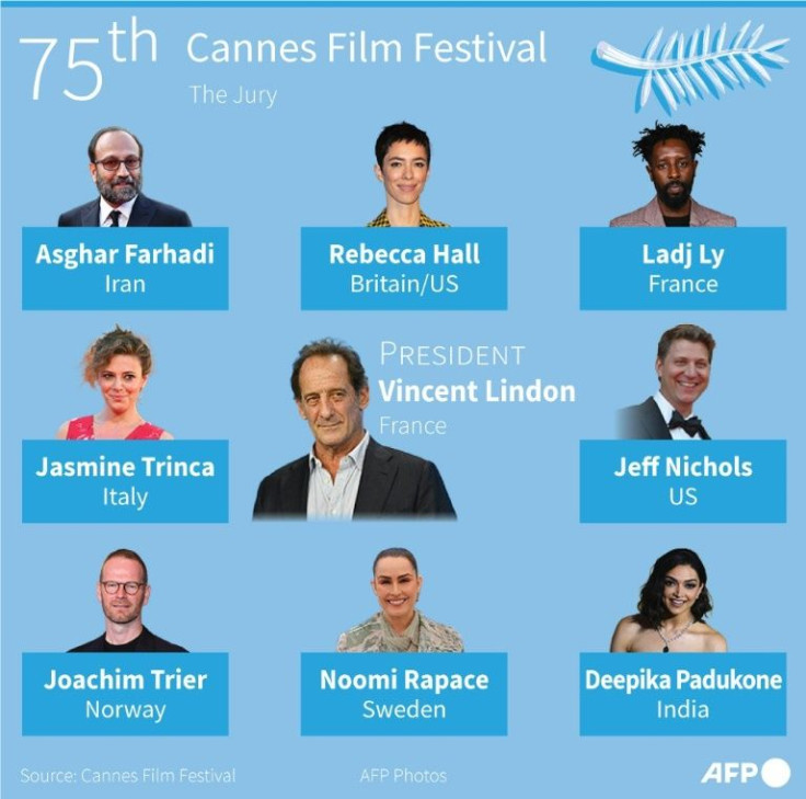 75th Cannes Film Festival jury, presided by French actor Vincent Lindon.