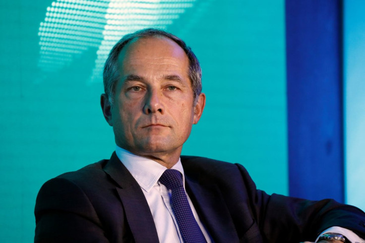Societe Generale's Chief Executive Officer Frederic Oudea attends the Euronext stock exchange's annual conference in Paris, France January 14, 2020.