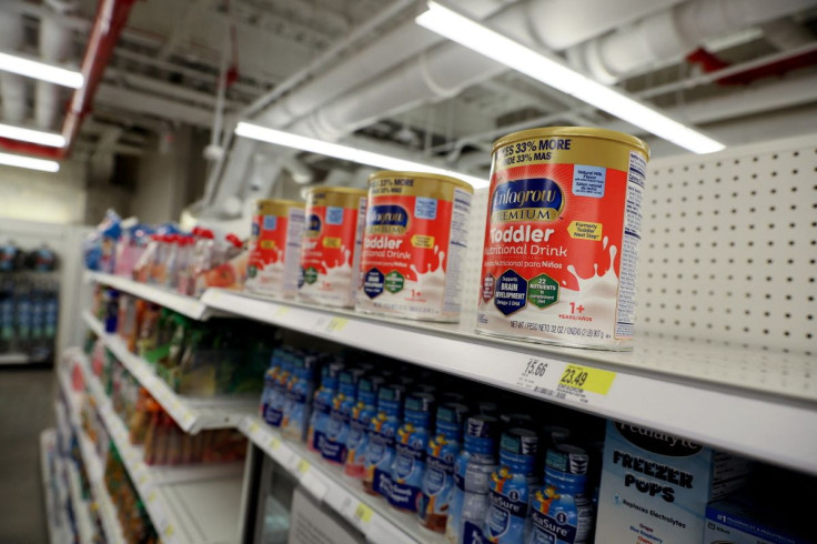 Baby and toddler formula sits on a shelf, as nationwide shortages continues, at a Target near Times Square in New York City, U.S., May 17, 2022. 