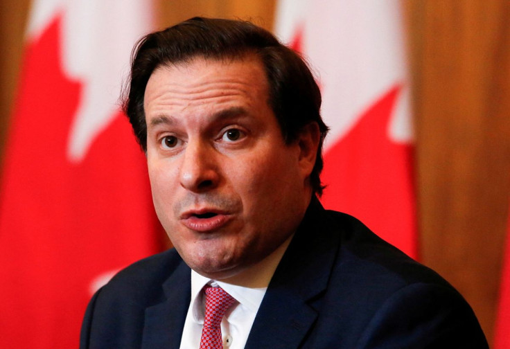 Canada's Minister of Public Safety Marco Mendicino at a news conference in Ottawa, Ontario, Canada, February 23, 2022. 