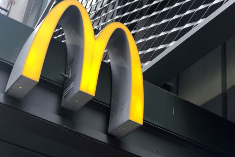 The McDonald's logo is seen outside the fast-food chain McDonald's in New York, U.S., October 22, 2019. 
