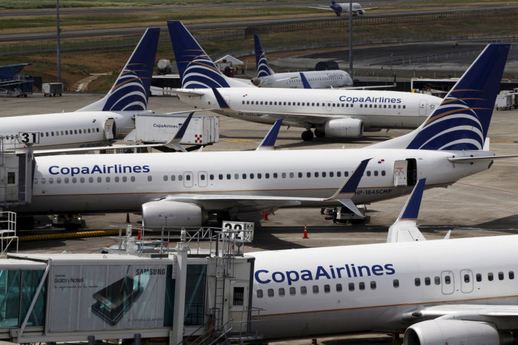 Commercials flights are seen in Tocumen international airport during an organized media visit in Panama City March 8, 2016. 