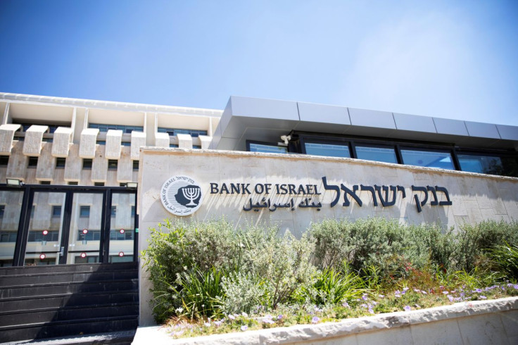The Bank of Israel building is seen in Jerusalem June 16, 2020. 