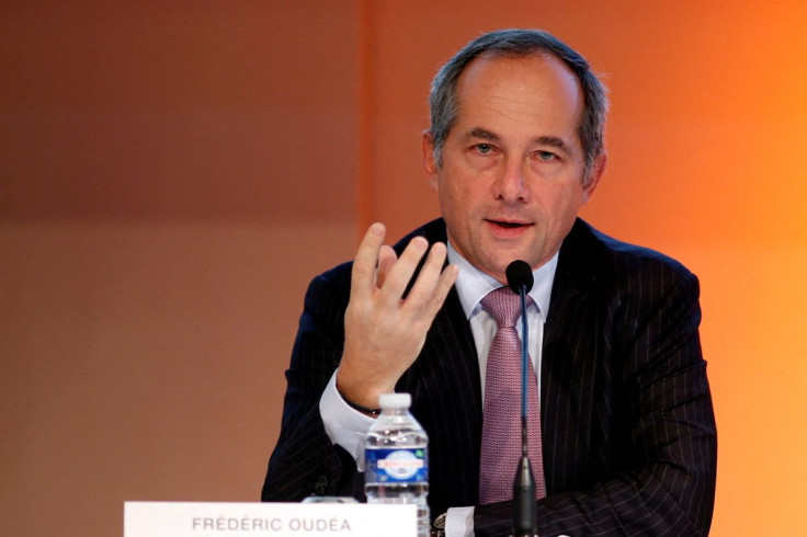 French bank Societe Generale Chief Executive Officer Frederic Oudea attends a news conference to present the company's 2015 annual results La Defense near Paris, France, February 11, 2016.    