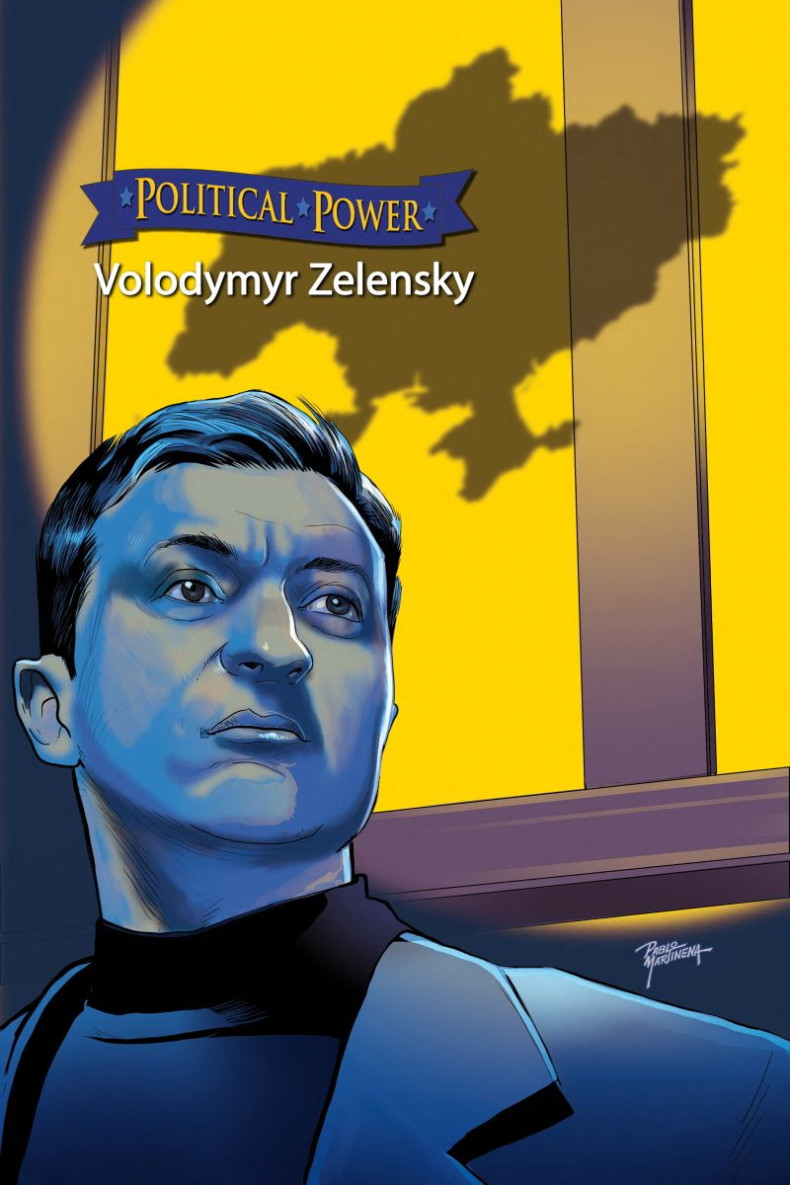 Handout image of a comic book cover about Ukraine's President Volodymyr Zelenskiy, obtained on May 17, 2022. TidalWave Productions/Handout via REUTERS