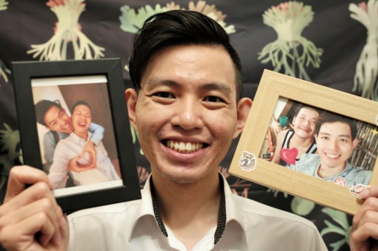 Vincent Chuang and his partner were recently reunited thanks to a student visa, but they are still unable to marry