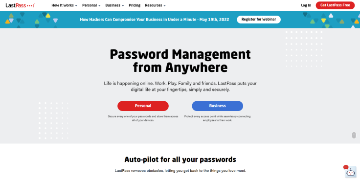 Keep your account secure with LastPass