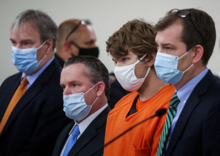 Buffalo shooting suspect, Payton S. Gendron, appears in court accused of killing 10 people in a live-streamed supermarket shooting in a Black neighborhood of Buffalo, New York, U.S., May 19, 2022. 