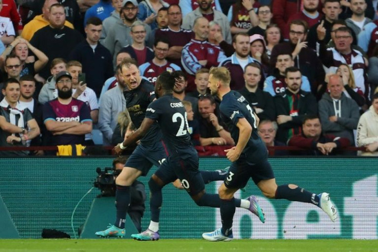 Vital strike: Burnley's Ashley Barnes celebrates his goal