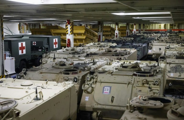 Military supplies destined for Ukraine