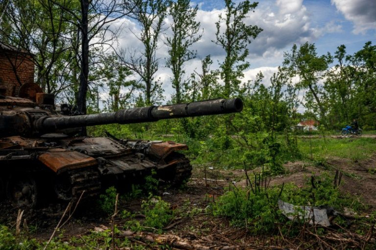 Russian troops abandoned positions near Kharkiv in haste when Ukrainian forces pushed them back towards the border