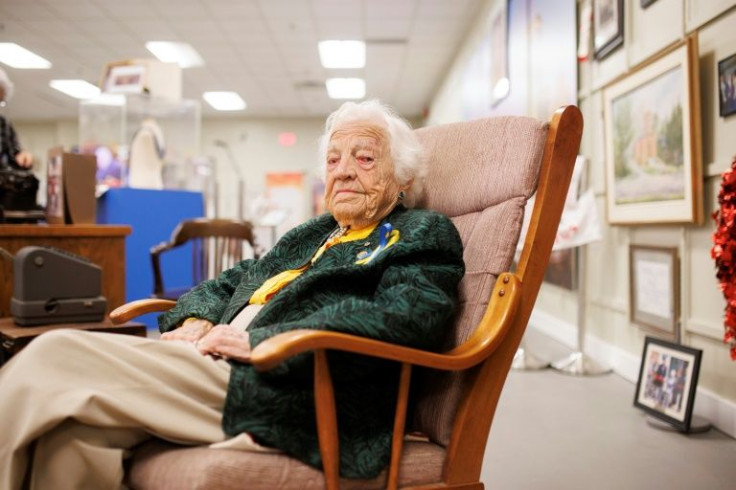 101-year-old Hazel McCallion hangs out at an exhibit dedicated to her long life and mayoralty of Mississauga, which grew into Canada's seventh largest city during her time in office