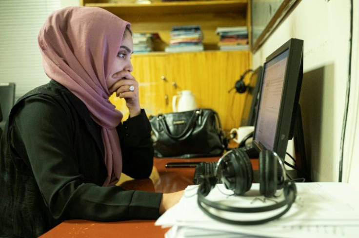 Thamina Usmani is one of the Tolonews presenters the station director told AFP were compelled to wear a mask on air under the Taliban's recent order